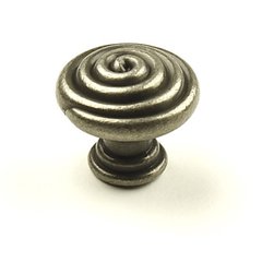 Omega 1-3/8 Inch Diameter Aged Pewter Cabinet Knob Omega 1-3/8 Inch Diameter Aged Pewter Cabinet Knob