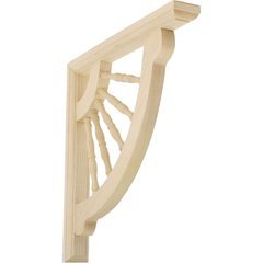 Crendon 1.5"W x 12"D x 12"H Countertop Bracket - Cherry Crendon 1.5"W x 12"D x 12"H Countertop Bracket - Cherry