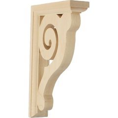 Bulwark 1.5"W x 6"D x 8.5"H Countertop Bracket - Maple Bulwark 1.5"W x 6"D x 8.5"H Countertop Bracket - Maple