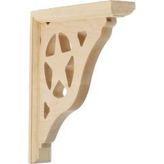Austin 1.5"W x 10"D x 10"H Countertop Bracket - Red Oak Austin 1.5"W x 10"D x 10"H Countertop Bracket - Red Oak