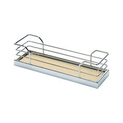 2 Tray Spice Rack Set 3" W Chrome/Maple 2 Tray Spice Rack Set 3" W Chrome/Maple