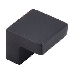 Nouveau III 5/8 Inch Center to Center Flat Black Cabinet Knob Nouveau III 5/8 Inch Center to Center Flat Black Cabinet Knob