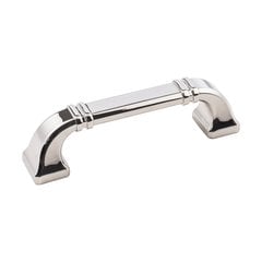 Ella Pull 3-3/4 inch Center to Center Polished Nickel Ella Pull 3-3/4 inch Center to Center Polished Nickel