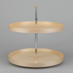 Full Circle Two Shelf Set 28" Diameter - Wood Full Circle Two Shelf Set 28" Diameter - Wood