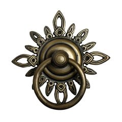 Ring Pulls 4-1/4 Inch Diameter Unlacquered Antique Brass Cabinet Ring Pull Ring Pulls 4-1/4 Inch Diameter Unlacquered Antique Brass Cabinet Ring Pull