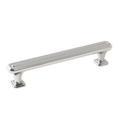 Wells 6-5/16 Inch Center to Center Polished Nickel Cabinet Pull Wells 6-5/16 Inch Center to Center Polished Nickel Cabinet Pull
