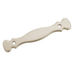 Backplates 3 Inch Center to Center Satin Nickel Back-plate Backplates 3 Inch Center to Center Satin Nickel Back-plate