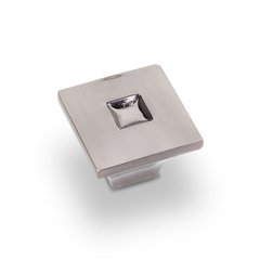 Modena 1-3/16 Inch Diameter Satin Black Nickel Cabinet Knob Modena 1-3/16 Inch Diameter Satin Black Nickel Cabinet Knob