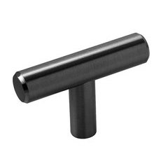 T-Bar 1-9/16 Inch Length Cabinet Pull - Brushed Nickel T-Bar 1-9/16 Inch Length Cabinet Pull - Brushed Nickel