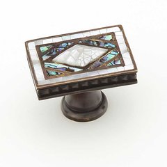 Avalon Bay 1-7/8 Inch Diameter Aged Dover w/ White Mother of Pearl Cabinet Knob Avalon Bay 1-7/8 Inch Diameter Aged Dover w/ White Mother of Pearl Cabinet Knob
