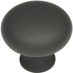 Solid Brass Knob 1-1/4" Dia Oil Rubbed Bronze Solid Brass Knob 1-1/4" Dia Oil Rubbed Bronze