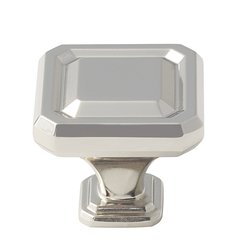 Wells 1-1/2 Inch Diameter Polished Nickel Cabinet Knob Wells 1-1/2 Inch Diameter Polished Nickel Cabinet Knob