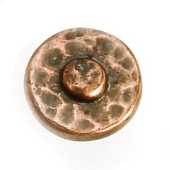 Nevada 1-3/8 Inch Diameter Antique Copper Cabinet Knob Nevada 1-3/8 Inch Diameter Antique Copper Cabinet Knob