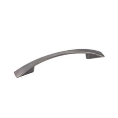 Regan 3-3/4 Inch Center to Center Brushed Pewter Cabinet Pull Regan 3-3/4 Inch Center to Center Brushed Pewter Cabinet Pull