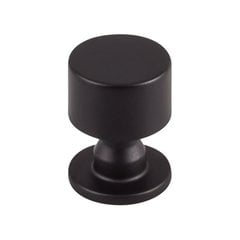 Serene 1 Inch Diameter Flat Black Cabinet Knob Serene 1 Inch Diameter Flat Black Cabinet Knob