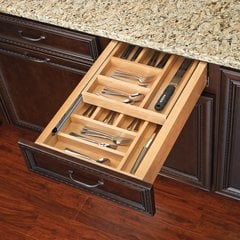Tiered Double Cutlery Drawer For 18" Cabinet Tiered Double Cutlery Drawer For 18" Cabinet