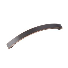 Rotterdam 5 Inch Center to Center Oil Rubbed Bronze Highlighted Cabinet Pull Rotterdam 5 Inch Center to Center Oil Rubbed Bronze Highlighted Cabinet Pull