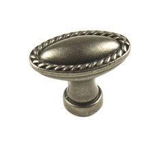 Hawthorne 1-3/8 Inch Diameter Antique Pewter Cabinet Knob Hawthorne 1-3/8 Inch Diameter Antique Pewter Cabinet Knob