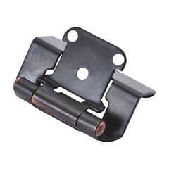 Full Wrap 1/2 inch Overlay Hinge Pair Vintage Bronze Full Wrap 1/2 inch Overlay Hinge Pair Vintage Bronze
