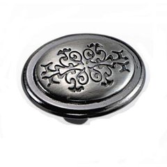 Cimarron 1-3/8 Inch Diameter Satin Nickel Cabinet Knob Cimarron 1-3/8 Inch Diameter Satin Nickel Cabinet Knob