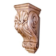 Cor-3 Acanthus Shell Corbel 14" H-Linden Cor-3 Acanthus Shell Corbel 14" H-Linden