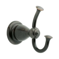 Leland Double Robe Hook Venetian Bronze Leland Double Robe Hook Venetian Bronze
