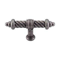 Normandy 3-5/8 Inch Length Pewter Cabinet Knob Normandy 3-5/8 Inch Length Pewter Cabinet Knob