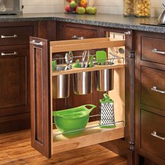 448UT 8 inch Base Organizer with 3 Bins and Shelves Maple 448UT 8 inch Base Organizer with 3 Bins and Shelves Maple