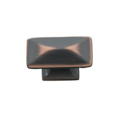 Bungalow 1-1/4 Inch Length Oil Rubbed Bronze Highlighted Cabinet Knob Bungalow 1-1/4 Inch Length Oil Rubbed Bronze Highlighted Cabinet Knob