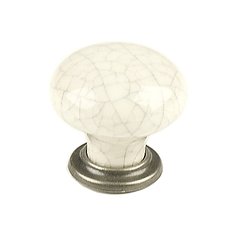 Nordic 1-3/8 Inch Diameter Antique Pewter/Grey Crackle Cabinet Knob Nordic 1-3/8 Inch Diameter Antique Pewter/Grey Crackle Cabinet Knob