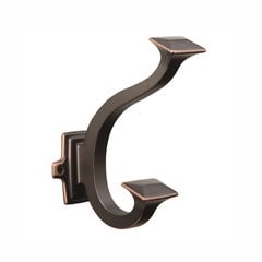 Bungalow Double Coat Hook Oil Rubbed Bronze Highlighted Bungalow Double Coat Hook Oil Rubbed Bronze Highlighted