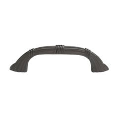 Versailles Forged Solid Brass 3-1/2 Inch Center to Center Oil Rubbed Bronze Cabinet Pull Versailles Forged Solid Brass 3-1/2 Inch Center to Center Oil Rubbed Bronze Cabinet Pull