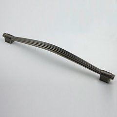 Opus 16-3/8 Inch Center to Center Rustic Tin Appliance Pull Opus 16-3/8 Inch Center to Center Rustic Tin Appliance Pull