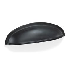 Nantucket 3 Inch Center to Center Matte Black Cabinet Cup Pull Nantucket 3 Inch Center to Center Matte Black Cabinet Cup Pull