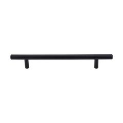Bar Pull 6-5/16 Inch Center to Center Flat Black Cabinet Pull Bar Pull 6-5/16 Inch Center to Center Flat Black Cabinet Pull