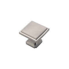 Bridges Knob 1-1/4 inch Diameter Satin Nickel Finish Bridges Knob 1-1/4 inch Diameter Satin Nickel Finish