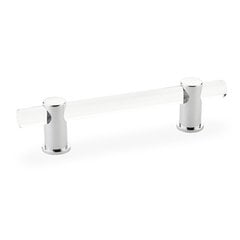 Lumiere Pull 4" C/C Clear Acrylic & Polished Chrome Lumiere Pull 4" C/C Clear Acrylic & Polished Chrome