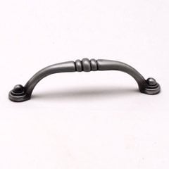 Euro Traditions 3-3/4 Inch Center to Center Brushed Antique Pewter Cabinet Pull Euro Traditions 3-3/4 Inch Center to Center Brushed Antique Pewter Cabinet Pull