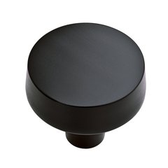 Soft Modern Knob 1-2/5 inch Diameter Flat Black Soft Modern Knob 1-2/5 inch Diameter Flat Black