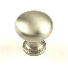 Glacier 1-3/16 Inch Diameter Dull Satin Nickel Cabinet Knob Glacier 1-3/16 Inch Diameter Dull Satin Nickel Cabinet Knob