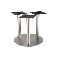 30" Round Tri-Leg Table Base - Stainless Steel 28-5/8" H 30" Round Tri-Leg Table Base - Stainless Steel 28-5/8" H
