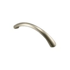 Regal 4 Inch Center to Center Dull Satin Nickel Cabinet Pull Regal 4 Inch Center to Center Dull Satin Nickel Cabinet Pull