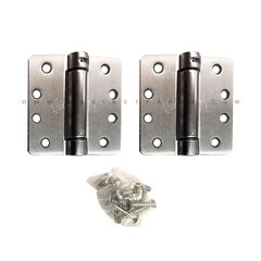 LB4311-400 1/4 inch Radius Corner Single Act Spring Hinge-Chrome LB4311-400 1/4 inch Radius Corner Single Act Spring Hinge-Chrome