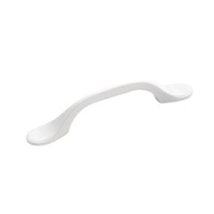 Conquest 3 Inch Center to Center White Cabinet Pull Conquest 3 Inch Center to Center White Cabinet Pull