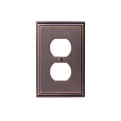 20% OFF Mulholland One Receptacle Wall Plate Oil Rubbed Bronze