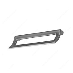 Geometric 5-1/16 Inch Center to Center Brushed Nickel Cabinet Pull Geometric 5-1/16 Inch Center to Center Brushed Nickel Cabinet Pull