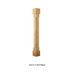 Metro Bar Column Unfinished Hickory Metro Bar Column Unfinished Hickory
