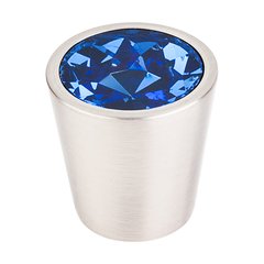 Crystal 1-1/16 Inch Diameter Blue Crystal Cabinet Knob Crystal 1-1/16 Inch Diameter Blue Crystal Cabinet Knob