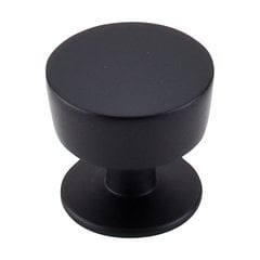 Nouveau III 1-3/16 Inch Diameter Flat Black Cabinet Knob Nouveau III 1-3/16 Inch Diameter Flat Black Cabinet Knob