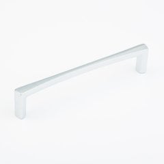Italian Contemporary 6 Inch Center to Center Polished Chrome Cabinet Pull Italian Contemporary 6 Inch Center to Center Polished Chrome Cabinet Pull